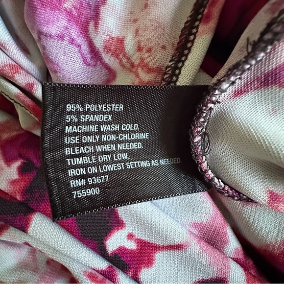 East 5th Skirt Womens L Pink Floral Midi Stretch Cottagecore Whimsy Flowy Boho - Picture 9 of 9